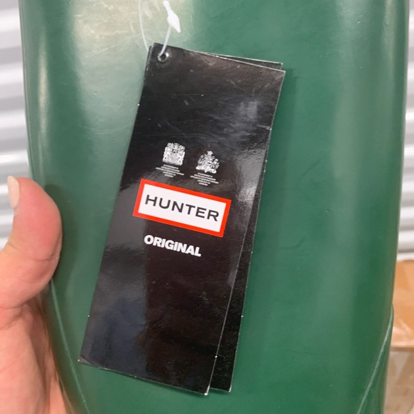 NWT! Hunter Tall Green Boots size 43 M10/F11 - Picture 10 of 17